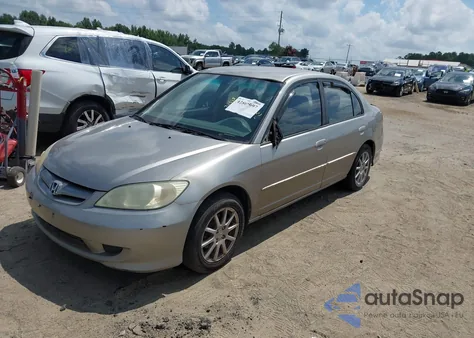 2004 Honda Civic Lx из США, поврежденный, VIN 1HGES16574L018784